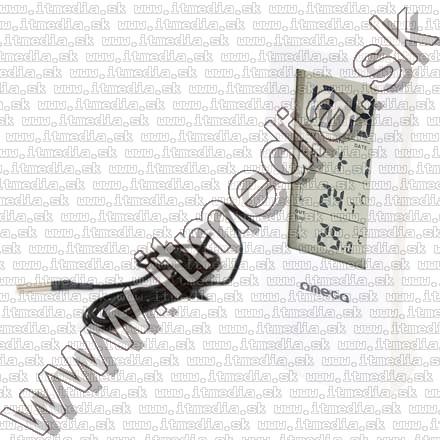 Image of Omega Digitális Időjárás Állomás LCD kijelzővel (Fehér) (42380) (IT10847)